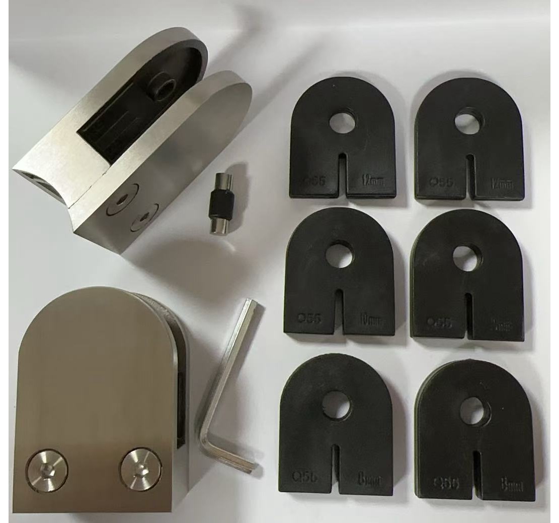 Hindi kinakalawang na asero glass clamp glass clip glass holder